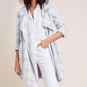 Dolan Left Coast Catrina Plaid Jacket gray neutral